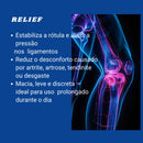 Joelheira  RELIEF Compressiva Unissex - Segurança sem Dor