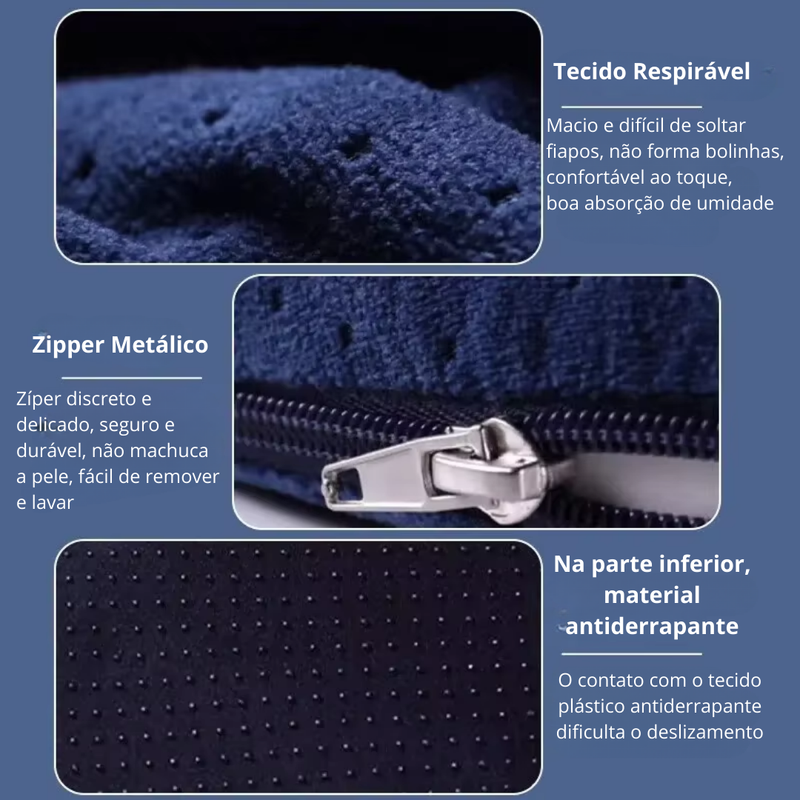 Almofada de Espuma OrthoComfort – Sua Aliada Contra Dores ao Sentar