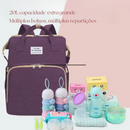 Berço Dobrável  MommyCare 3 em 1 - Mochila Multifuncional para Mamães