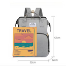 Berço Dobrável  MommyCare 3 em 1 - Mochila Multifuncional para Mamães