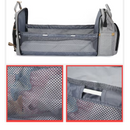 Berço Dobrável  MommyCare 3 em 1 - Mochila Multifuncional para Mamães