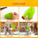 Escova 3 em 1- PetClean, Higiene com Vapor para Cães e Gatos
