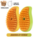 Escova 3 em 1- PetClean, Higiene com Vapor para Cães e Gatos