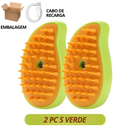 Escova 3 em 1- PetClean, Higiene com Vapor para Cães e Gatos