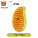 Escova 3 em 1- PetClean, Higiene com Vapor para Cães e Gatos