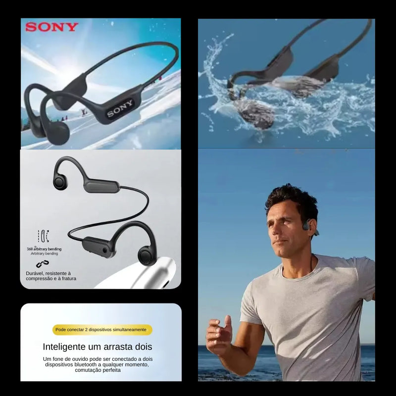 Fone Condução Óssea SONY BoneConfort - Liberdade Total
