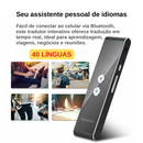 Tradutor de Voz Portátil VoiceSmart – Tradução Instantâneo|40 Idiomas