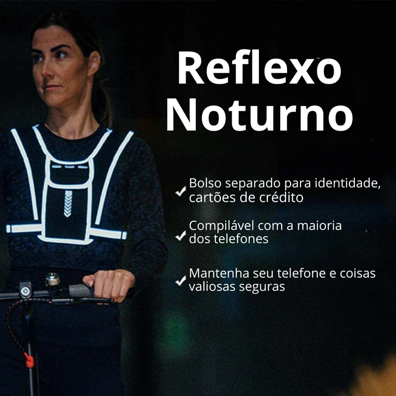 Colete MultiSport HydraRun (Porta telefone e Água)