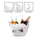 Balde de Gelo Premium IceLux 3,5L - Transparente, Fácil Transporte