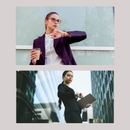 Relógio de Couro Casual REFINE - Feminino De Pulso Quartzo