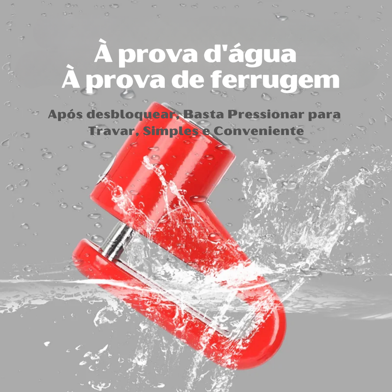 Antifurto Moto TravaX Pro –  Freio a Disco para motocicletas e bicicletas