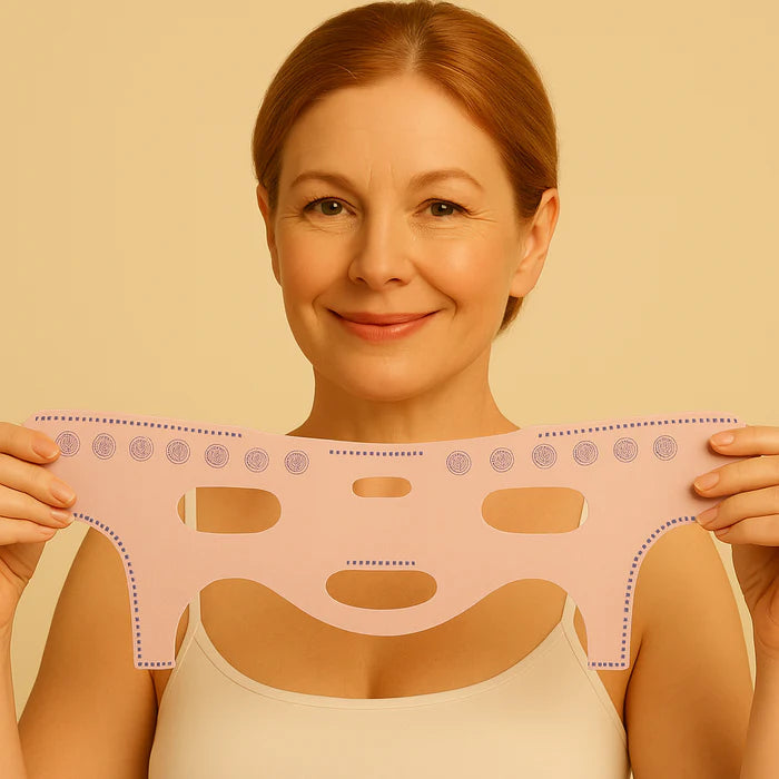 V-Revitalize™ Máscara de Contorno Facial | Suaviza Rugas, Papada e Modela o Rosto