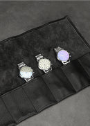 Organizador Relógios 5X TravelLux - Couro & Interior em Camurça