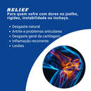 Joelheira  RELIEF Compressiva Unissex - Segurança sem Dor