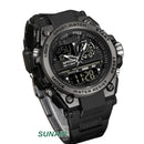 Relógio Quartzo, Militar SunAIR PRO - LED Dual Display à Prova d'Água e de Choque