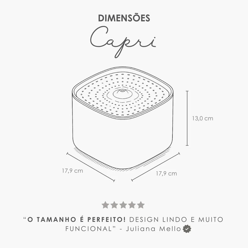 Fonte Purificadora Capri para Pets