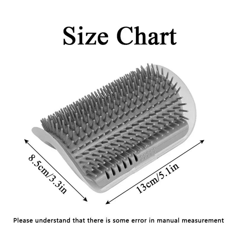 Escova CatComfort 2 em 1- O Carinho Diário que Seu Gato Merece!