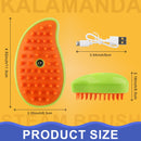 Escova 3 em 1- PetClean, Higiene com Vapor para Cães e Gatos