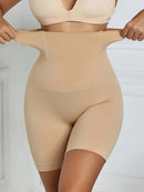 Calcinha de cintura alta para mulheres, controle de barriga, levantamento de bumbum, shorts finos, roupa interior, shapewear, shaper do corpo, super venda