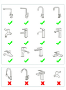 Extensor de Torneira Rotativa De 1080 - AquaFlex