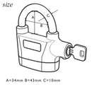 Cadeado com Alarme 110dB AlarmLock