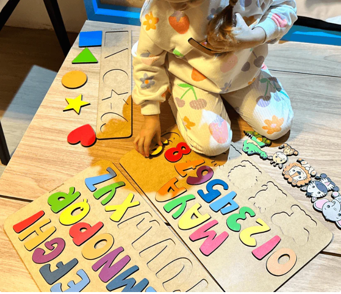 Quebra Cabeça - Nome Com Animais E Números