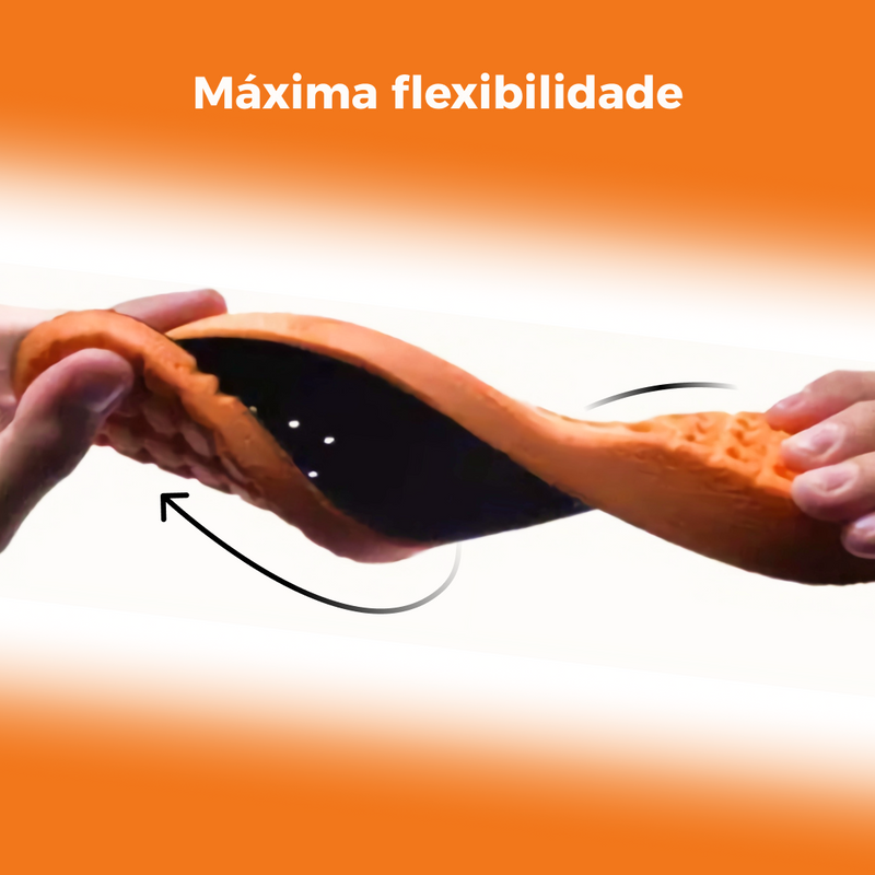 KIT 2 Pares de Palmilha Ortopédica de Gel P.U - FlexSport™