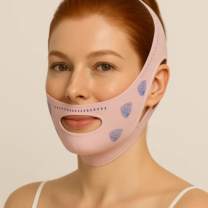 V-Revitalize™ Máscara de Contorno Facial | Suaviza Rugas, Papada e Modela o Rosto