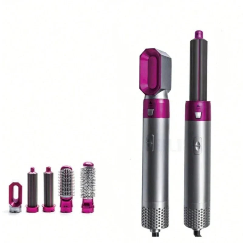 Escova Modeladora 5 em 1 - Profissional (Seca, Alisa, Cacheia, Modela e Ondula)