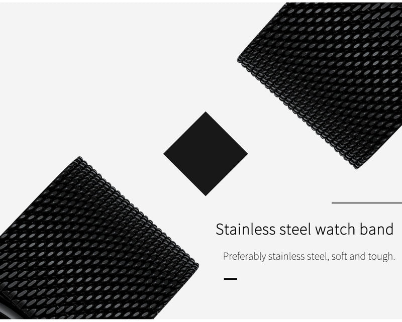 Relógio CRRJU Slim Black - Estilo Elegante com Design Ultra Fino, Movimento Quartzo